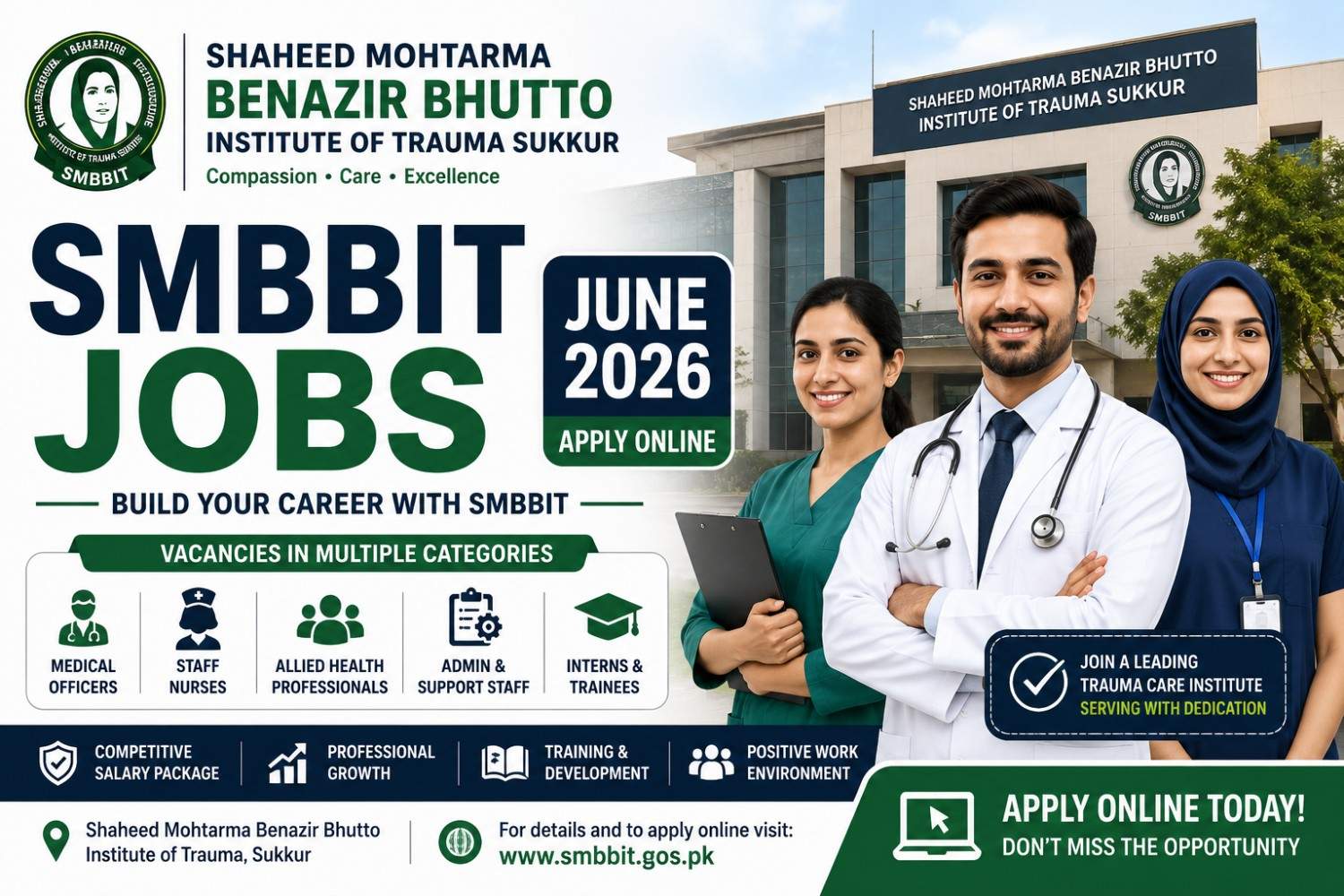 SMBBIT Sukkur Jobs June 2026 Apply Online